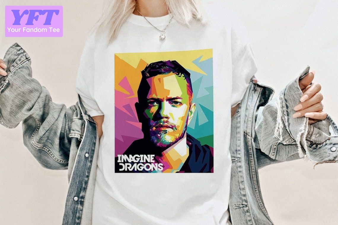 Portrait Art Imagine Dragons World Tour 2022 Unisex T Shirt