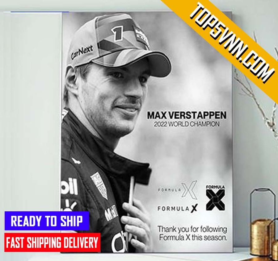 Premium Max Verstappen Is The F1 World Champion Of 2022 Fans Poster Canvas