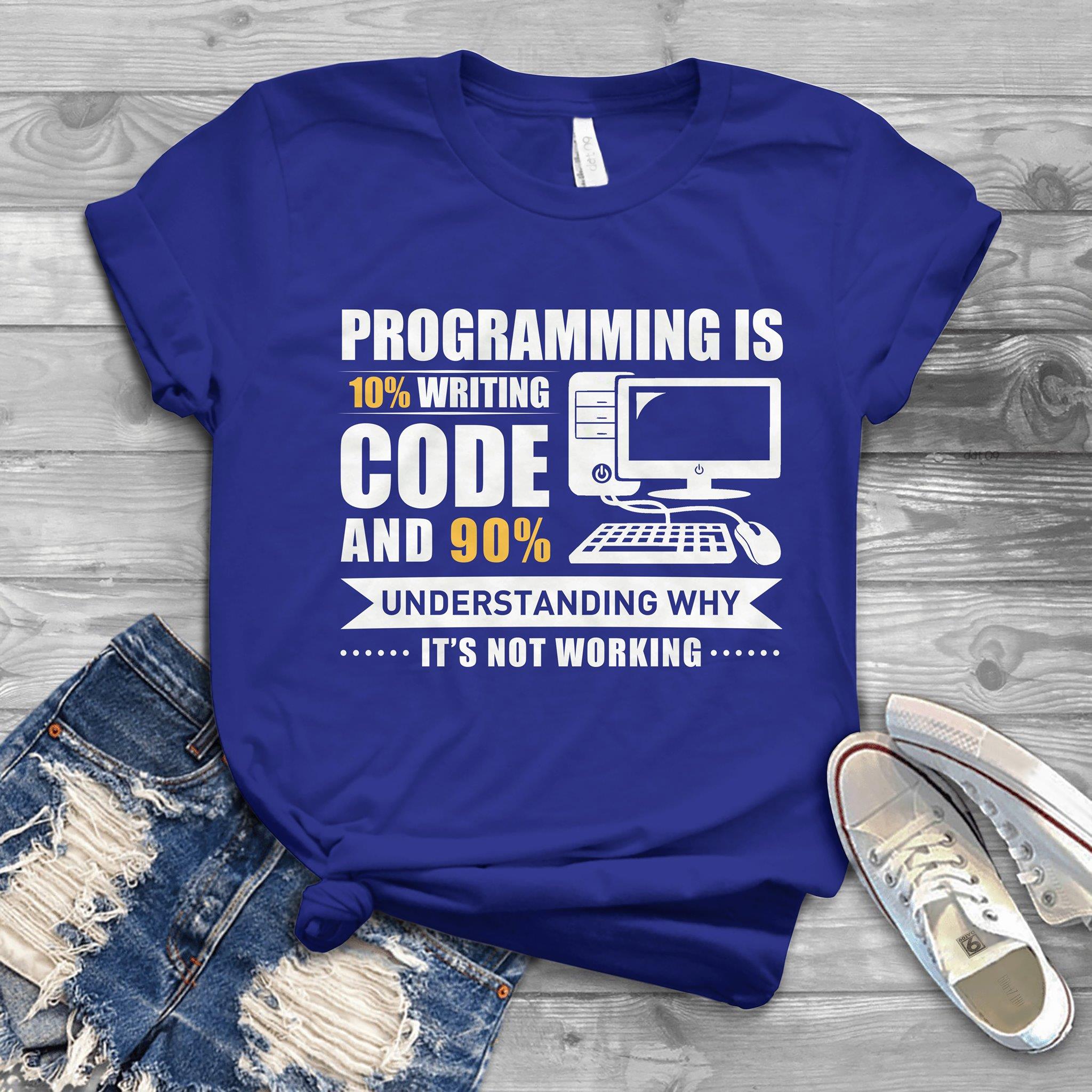 Programming Is Writing Code And Understanding Why Shirt