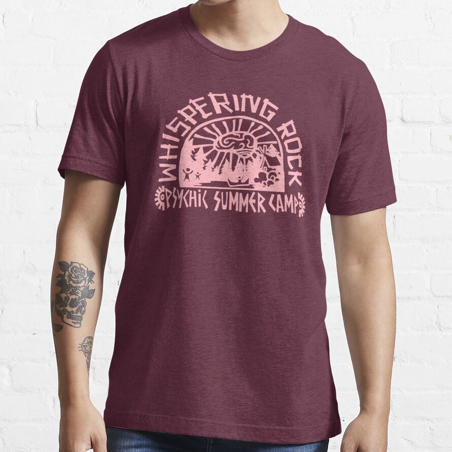 Psychonauts Whispering Rock Psychic Summer Camp Good quality print pink  Essential T-Shirt