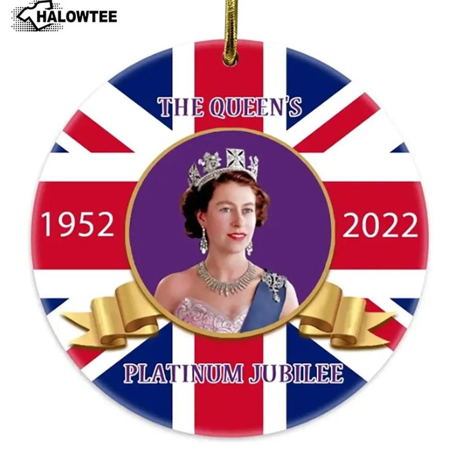 Queen Elizabeth Ii Ornament Platinum Jubilee 70Th Anniversary Keepsake