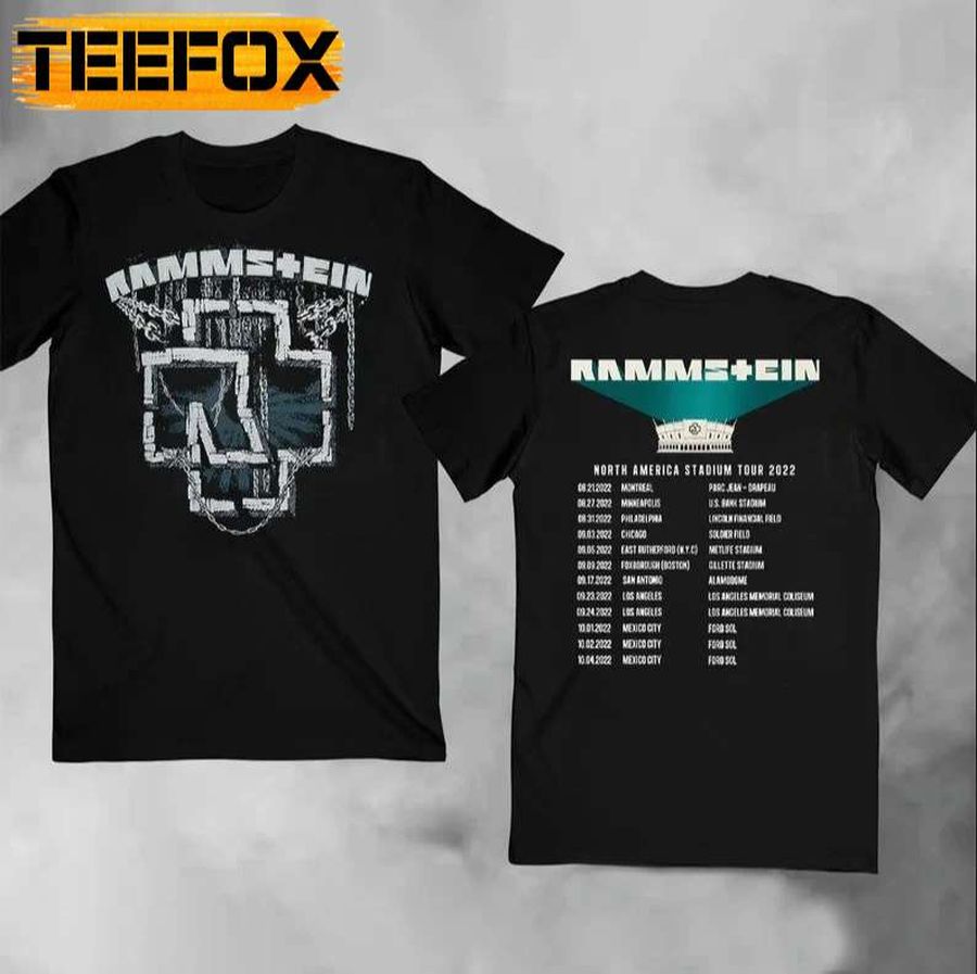 Rammstein North America Stadium Tour 2022 T Shirt