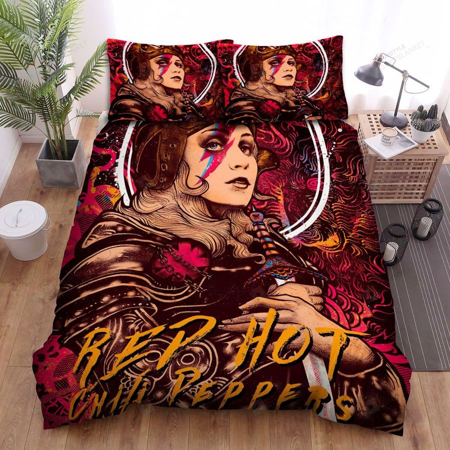Red Hot Chili Peppers Concert Art Poster Bed Sheets Spread Comforter Duvet Cover Bedding Sets