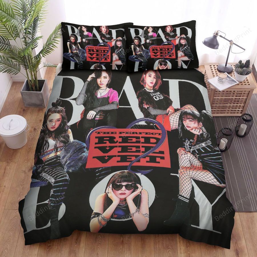 Red Velvet The Perfect Red Velvet Album Cover Bed Sheets Spread Comforter Duvet Cover Bedding Sets