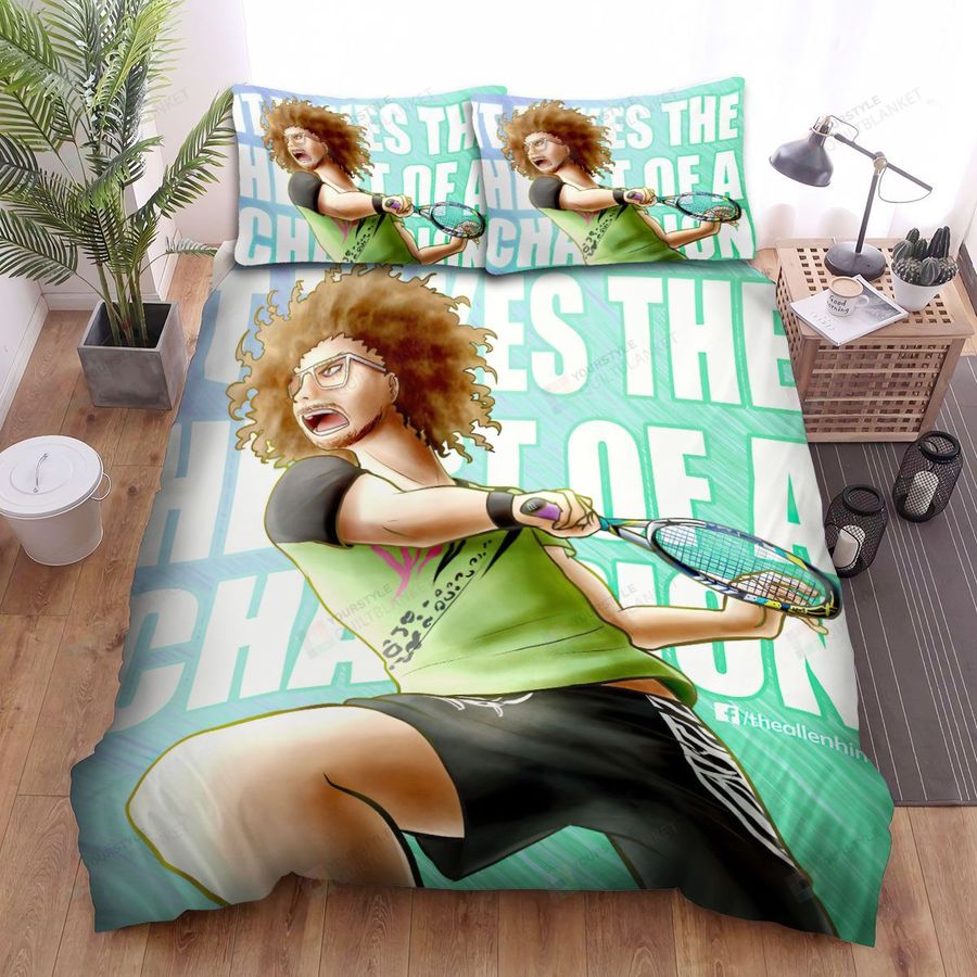 Redfoo Tennis Bed Sheets Spread Comforter Duvet Cover Bedding Sets