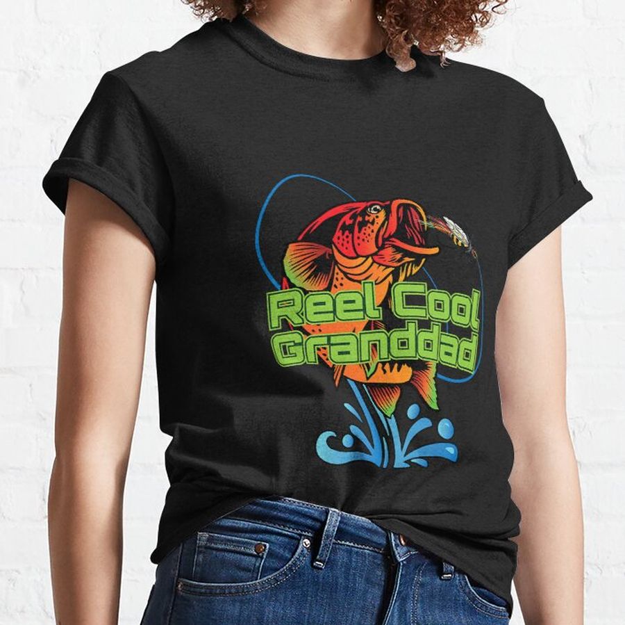 Reel Cool Granddad Fish Fishing Classic T-Shirt