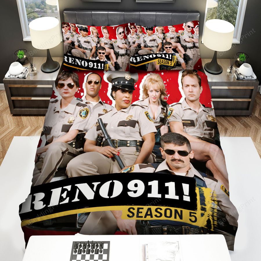 Reno 911! Movie Poster 7 Bed Sheets Spread Comforter Duvet Cover Bedding Sets