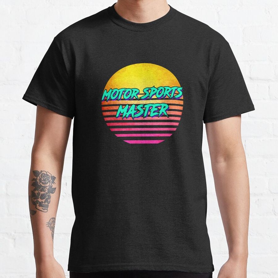 Retro Motor Sports Lover Gift Classic T-Shirt