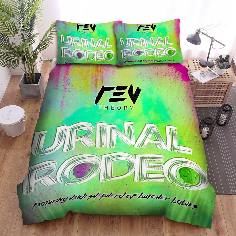 Rev Theory Urinal Rodeo Bed Sheets Spread Comforter Duvet Cover Bedding Sets
