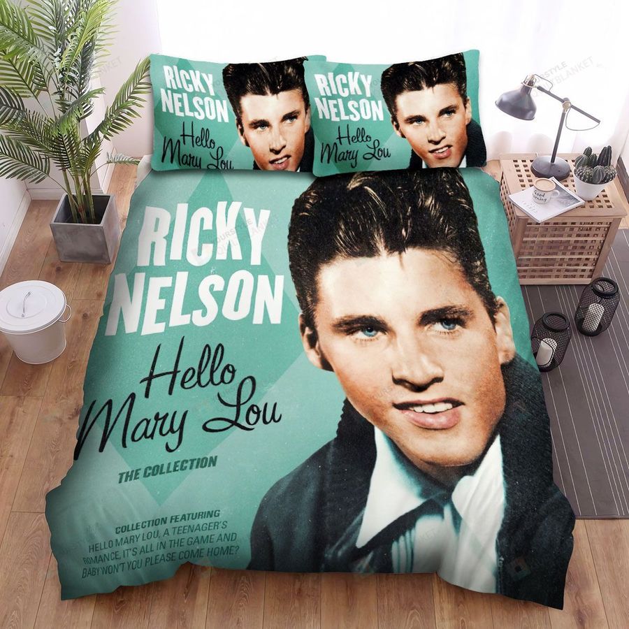 Ricky Nelson Hello Mary Lou Bed Sheets Spread Comforter Duvet Cover Bedding Sets