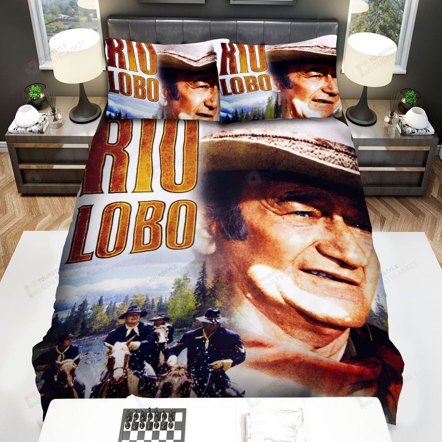 Rio Lobo Poster 1 Bed Sheets Spread Comforter Duvet Cover Bedding Sets