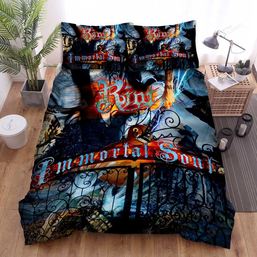Riot Immortal Soul Album Cover Bed Sheets Spread Comforter Duvet Cover Bedding Sets