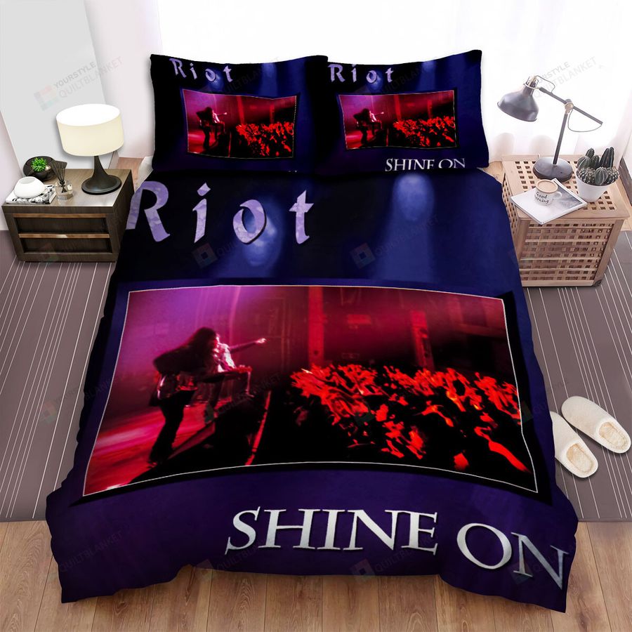 Riot Shine On Album Cover Bed Sheets Spread Comforter Duvet Cover Bedding Sets