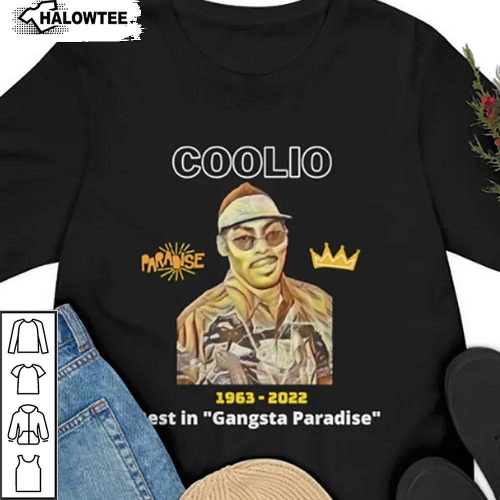Rip Coolio Shirt Gangsta Paradise Artis Leon Ivey Jr