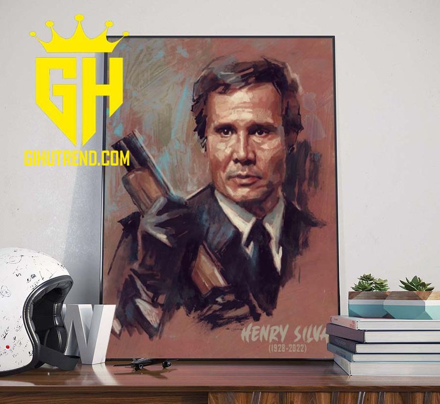 RIP Henry Silva 1928 2022 Thank You For The Memories Poster Canvas