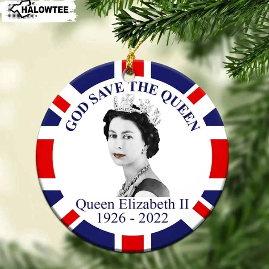 Rip Queen Elizabeth Ii Ornament 1926 2022 God Save The Queen Memorial Gift