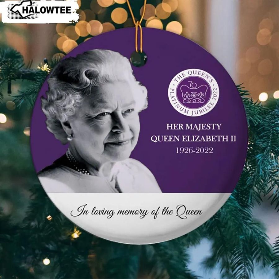 Rip Queen Elizabeth Ii Ornament Platinum Jubilee Her Majesty Gift