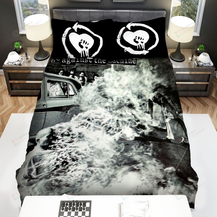 Rise Against The Machine Bed Sheets Spread Comforter Duvet Cover Bedding Sets