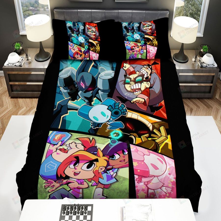 Robotboy Main Characters Comic Art Bed Sheets Spread Duvet Cover Bedding Sets