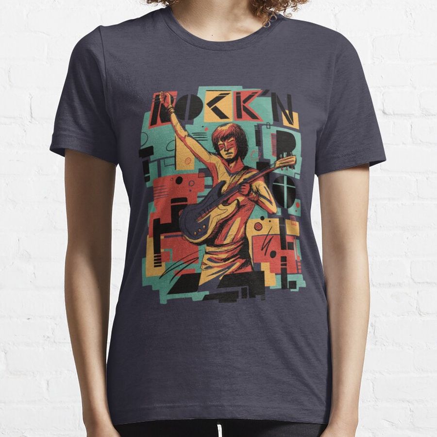 Rock Music Abstract Style Classic T-Shirt Essential T-Shirt