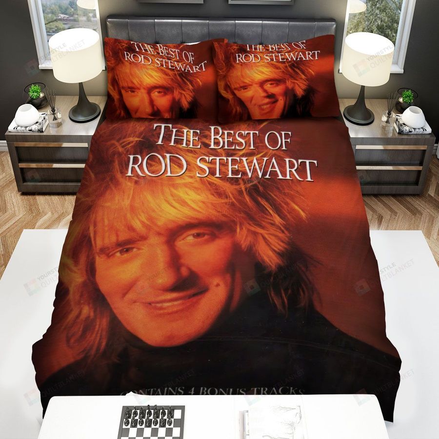 Rod Stewart Bed Sheets Spread Comforter Duvet Cover Bedding Sets