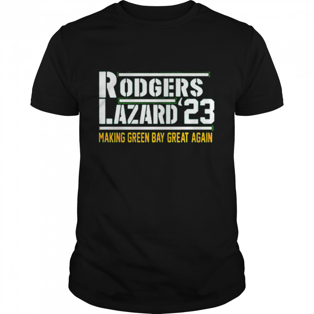 Rodgers Lazard ‘23 making green bay great again shirt