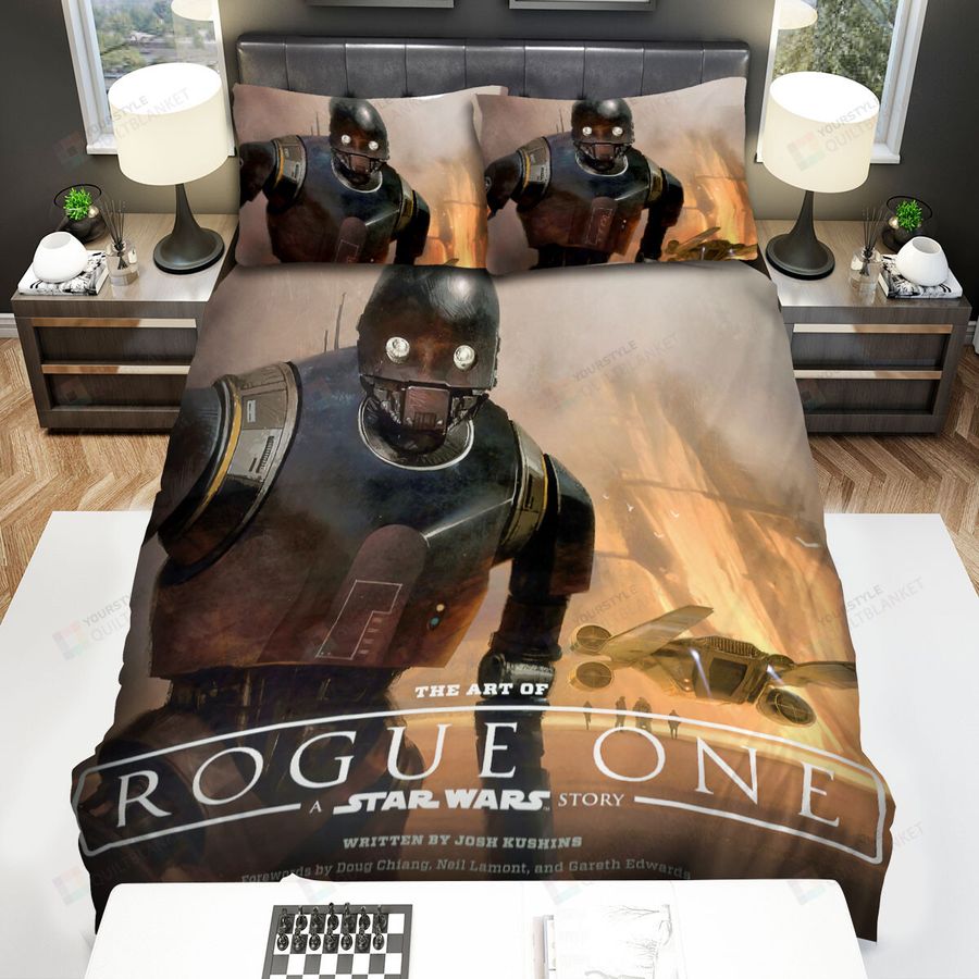 Rogue One A Star Wars Story (2016) Movie Robot Bed Sheets Spread Comforter Duvet Cover Bedding Sets
