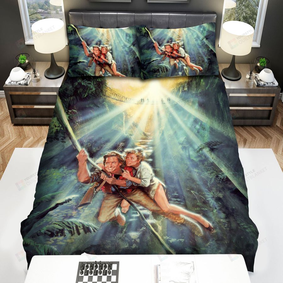 Romancing The Stone (1984) Movie Discover New Land Bed Sheets Spread Comforter Duvet Cover Bedding Sets