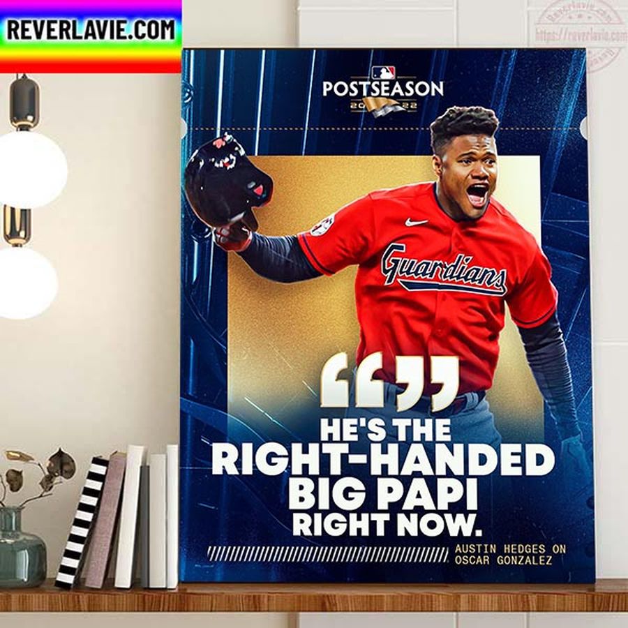 Rookie Oscar Gonzalez Is On 2022 MLB Postseason Home Decor Poster Canvas