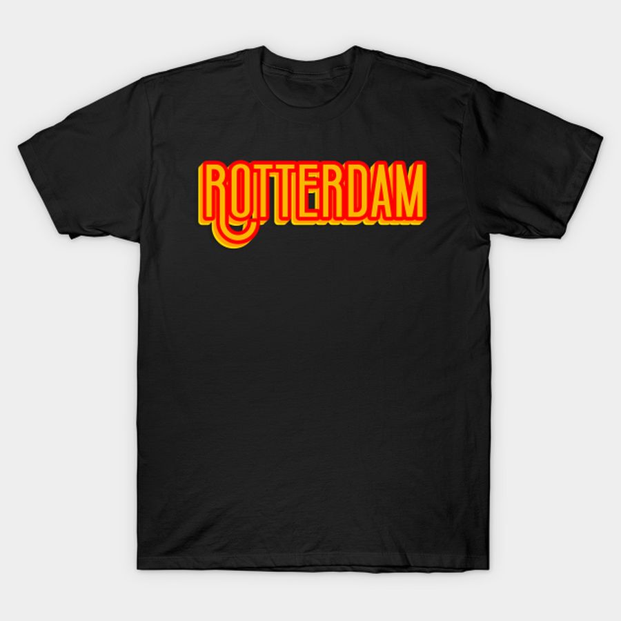 Rotterdam In Orange Typography T-shirt, Hoodie, SweatShirt, Long Sleeve