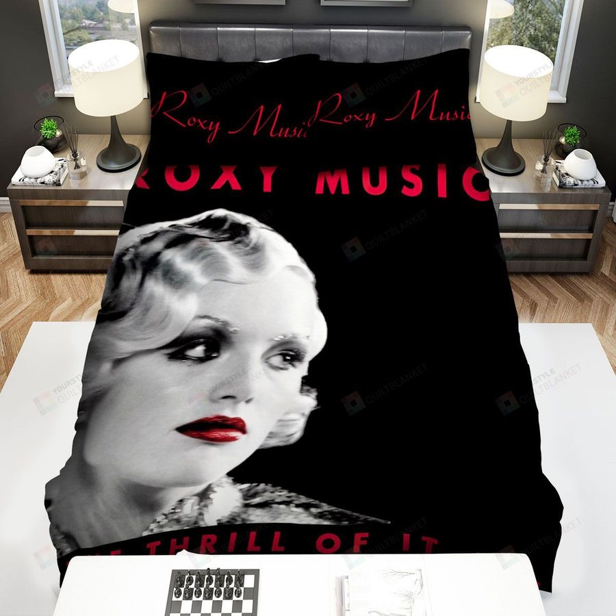 Roxy Music The Thrill Of It All Album Music Bed Sheets Spread Comforter Duvet Cover Bedding Sets