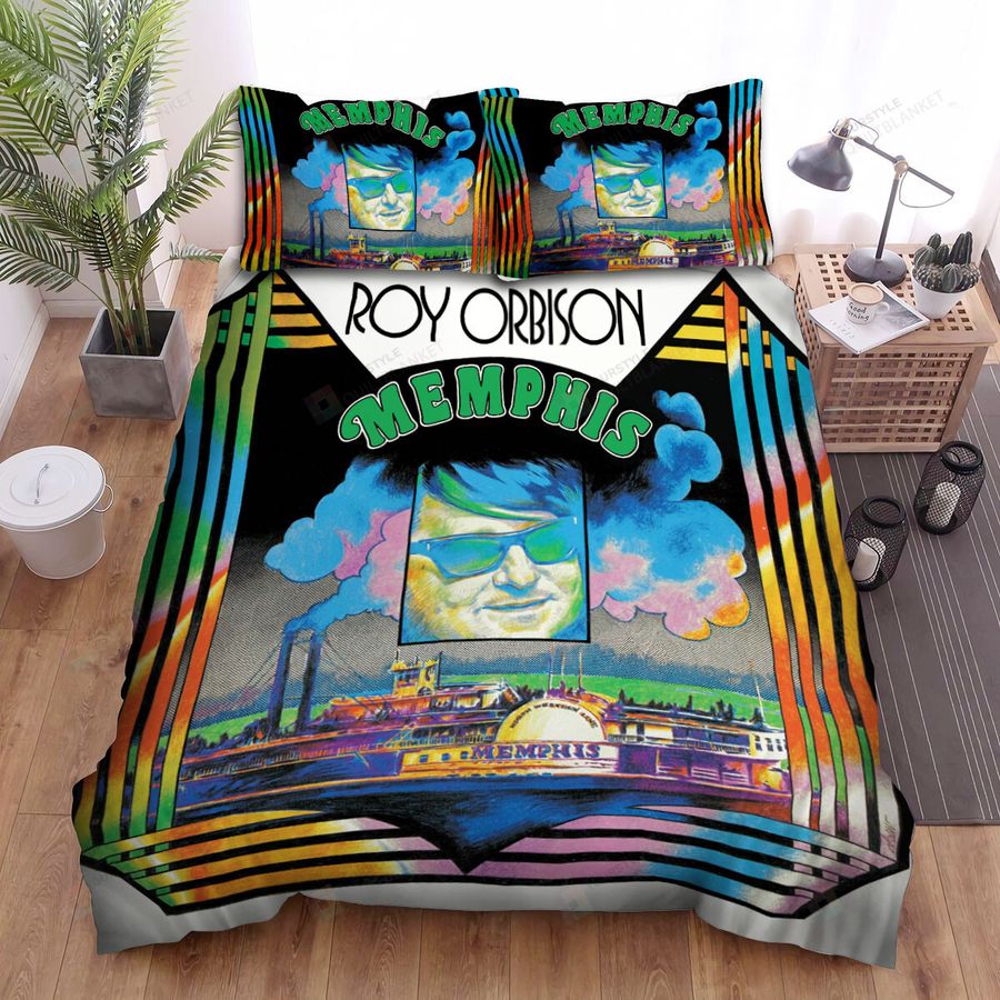 Roy Orbison Poster Bed Sheets Spread Comforter Duvet Cover Bedding Sets