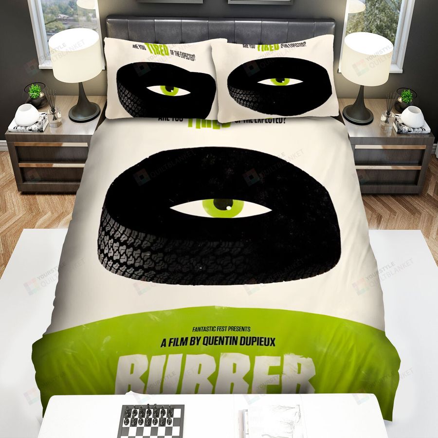Rubber (2010) Green Bed Sheets Spread Comforter Duvet Cover Bedding Sets