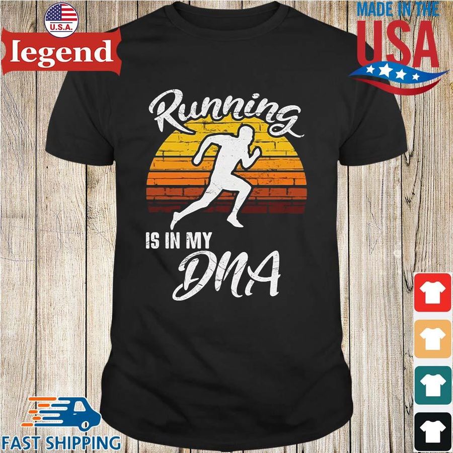 Running Is In My DNA Vintage Shirt