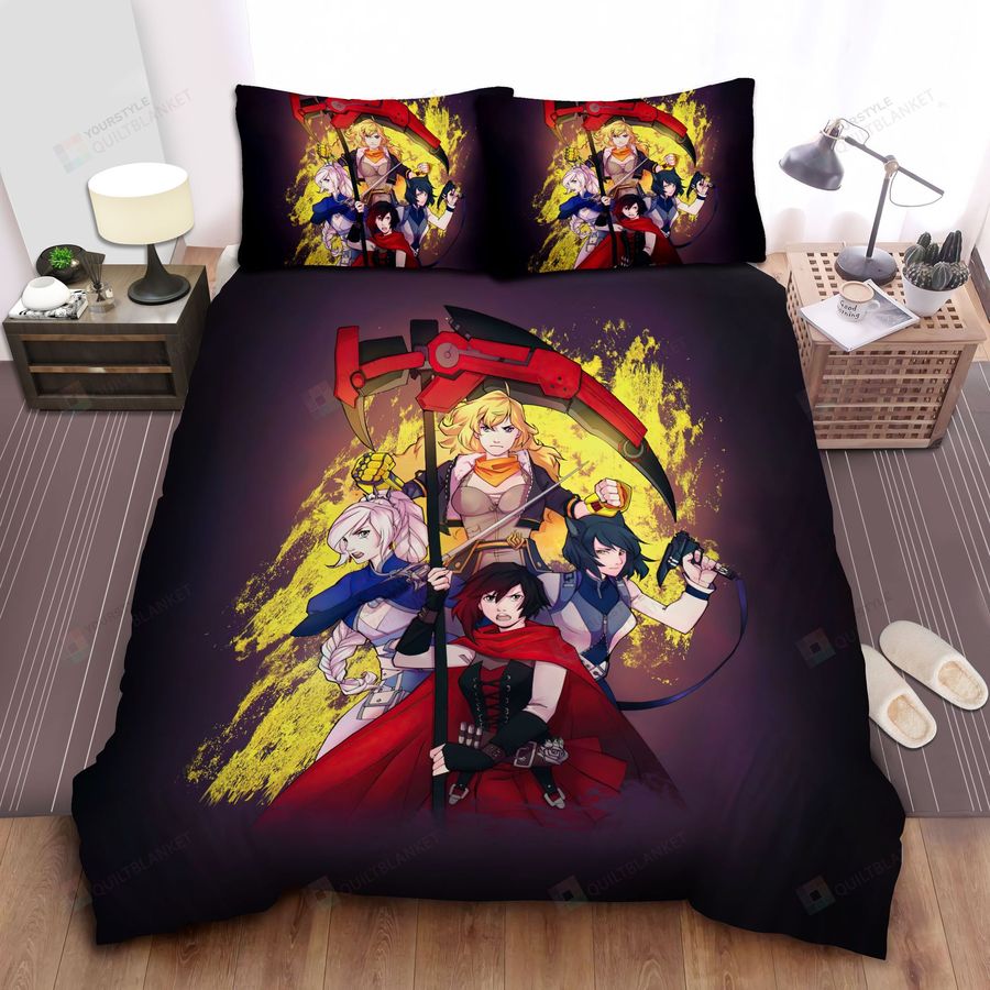 Rwby Animation Bed Sheets Spread Comforter Duvet Cover Bedding Sets