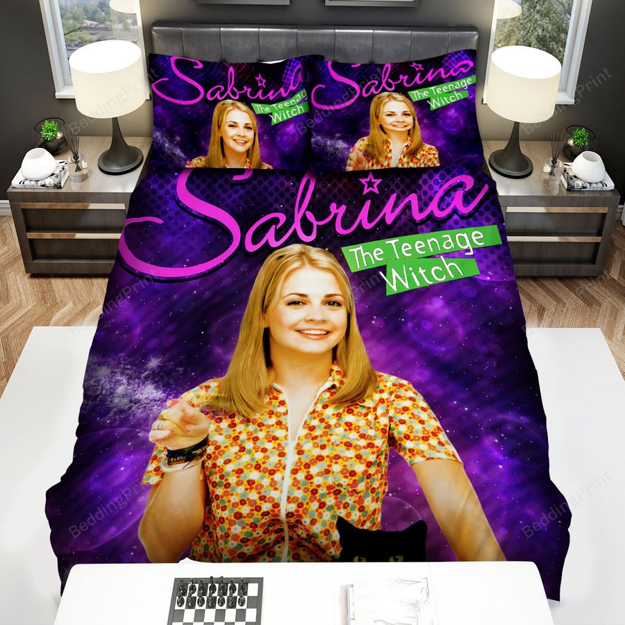Sabrina The Teenage Witch Movie Poster 3 Bed Sheets Spread Comforter Duvet Cover Bedding Sets