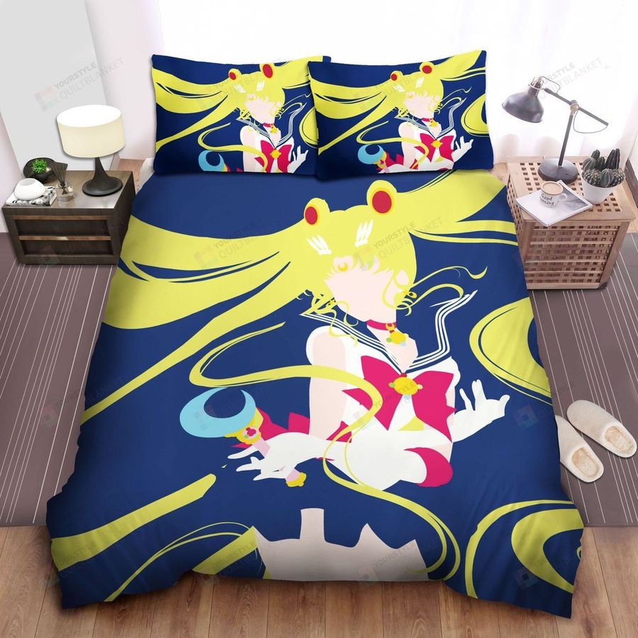 Sailor Moon, Usagi Tsukino Artwork Bed Sheets Spread Comforter Duvet Cover Bedding Sets