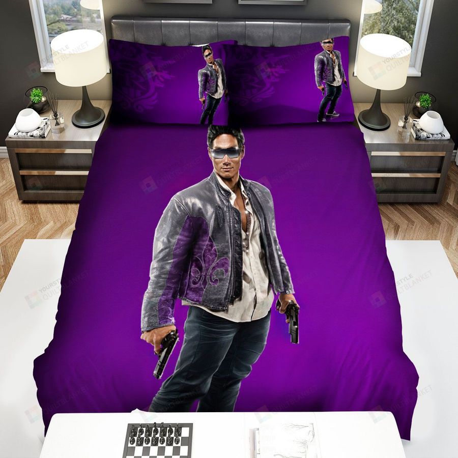 Saints Row The Third Johnny Gat Bed Sheets Spread Duvet Cover Bedding Sets