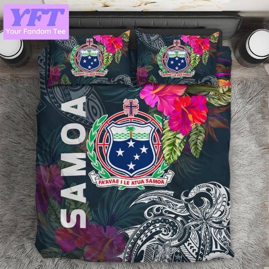 Samoa Samoan Summer Vibes Art 3d Bedding Set