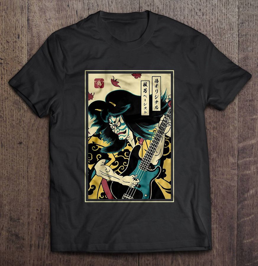 Samurai Hannya Bassist Tee T Shirt