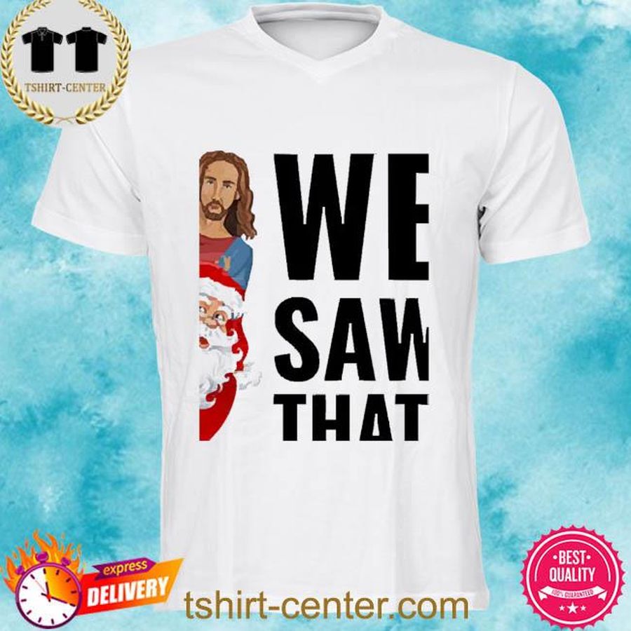 Santa Claus And Jesus Good Secret Santa Shirt