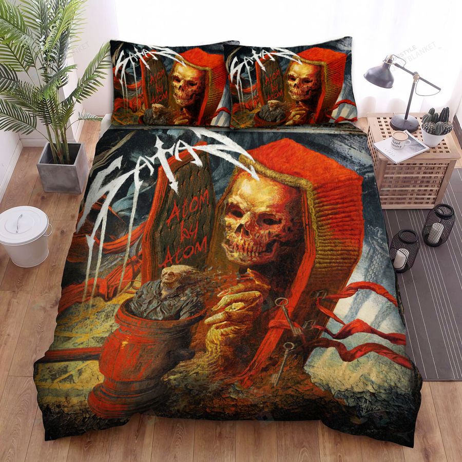 Satan Atom By Atom Cover Album Bed Sheets Spread Comforter Duvet Cover Bedding Sets