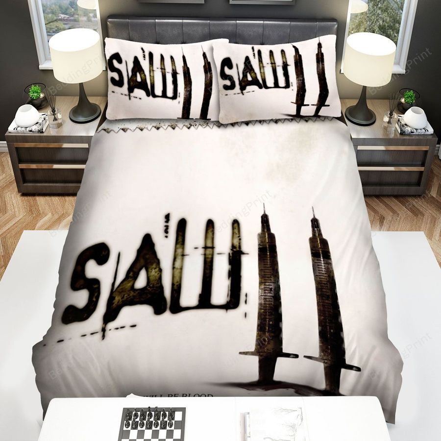 Saw Ii Movie Poster Bed Sheets Spread Comforter Duvet Cover Bedding Sets Ver 9