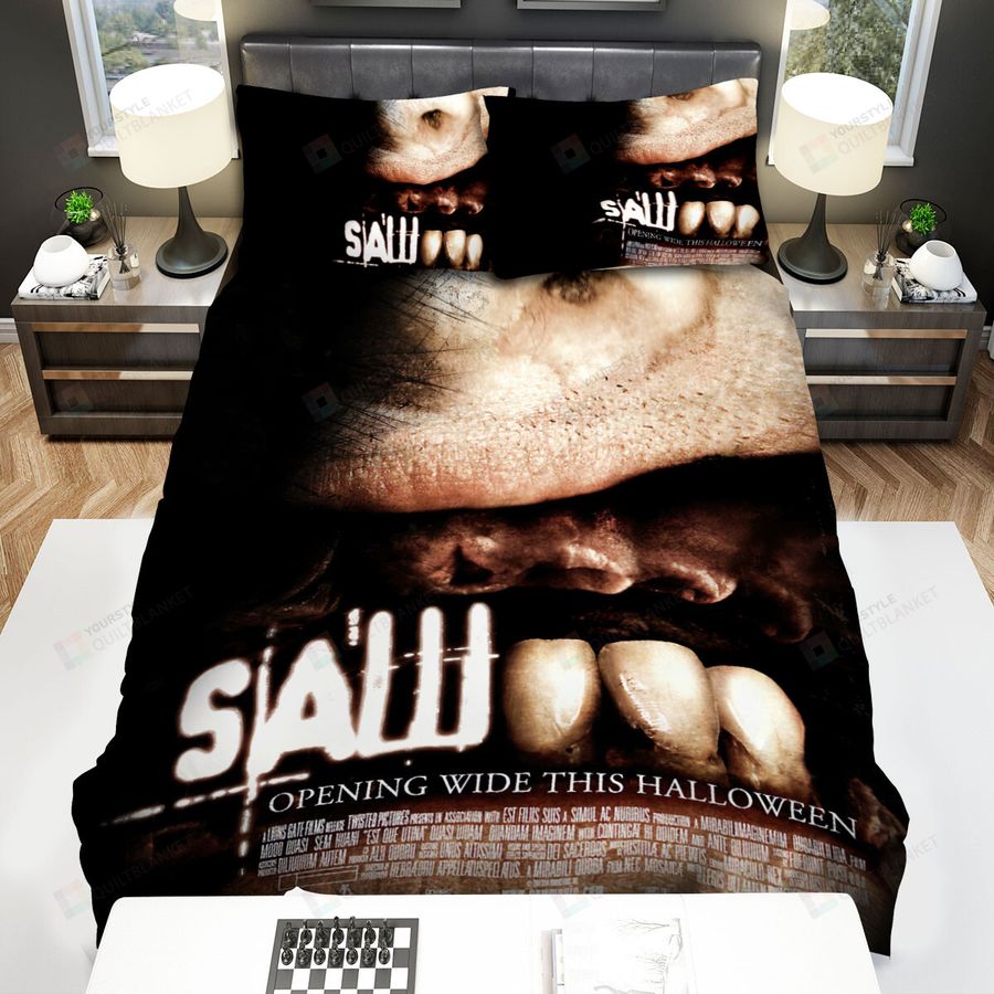 Saw Iii Movie Poster Bed Sheets Spread Comforter Duvet Cover Bedding Sets Ver 9