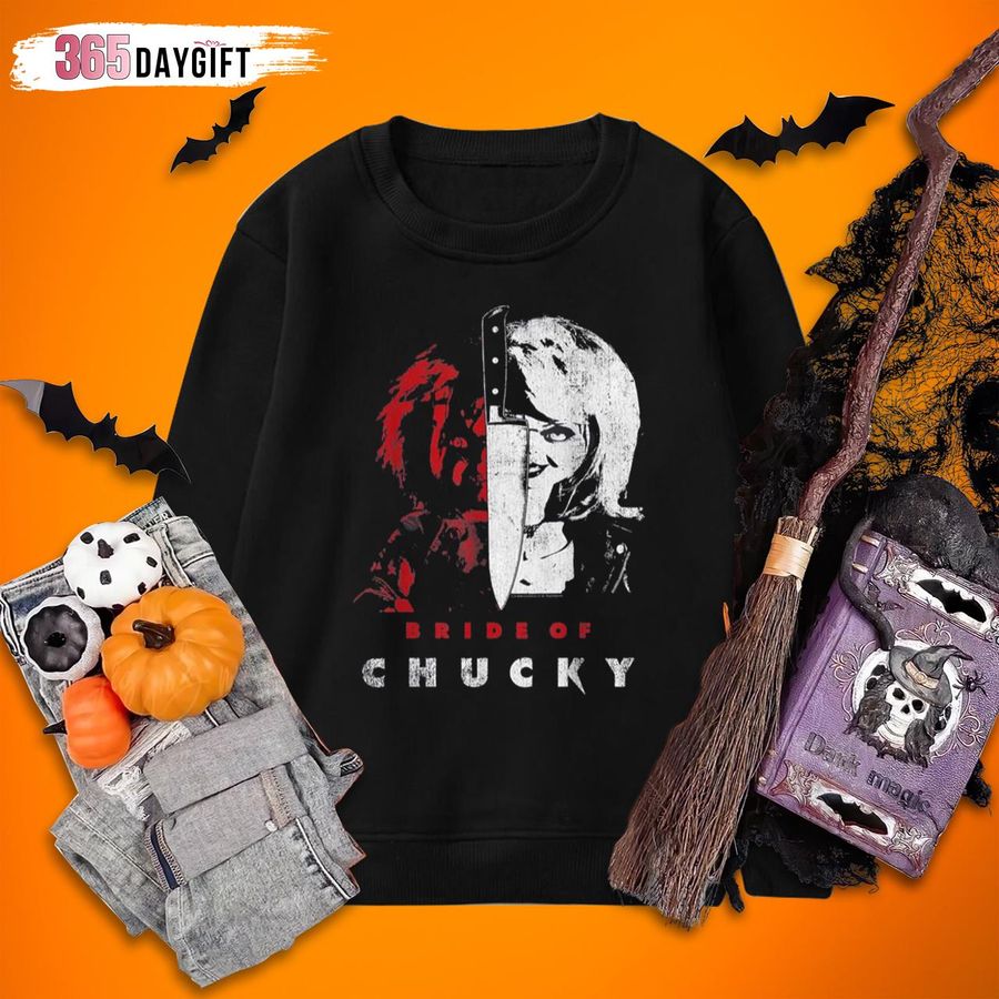 Scary Dolls 90s Horror Bride Of Chucky Sweatshirt