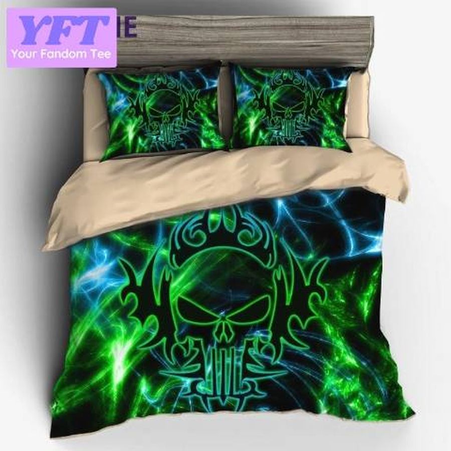 Scifi Abstract Skull Cranium 3D Bedding Set