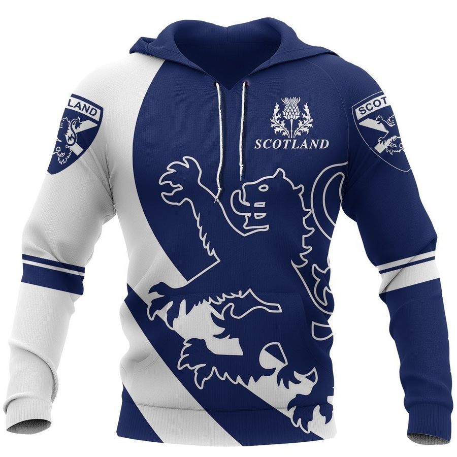 Scotland Royal Lion and Thistle Pullover Hoodie