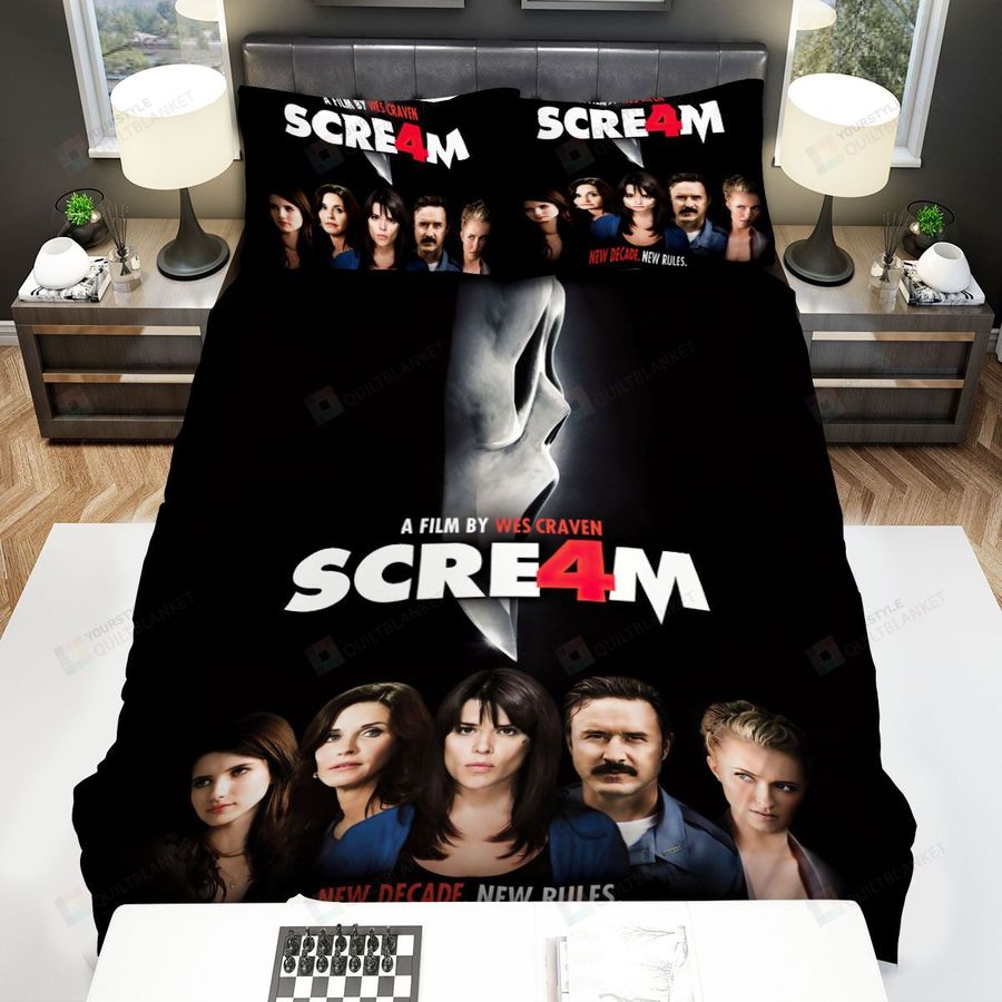 Scream 4 Movie Poster 9 Bed Sheets Spread Comforter Duvet Cover Bedding Sets