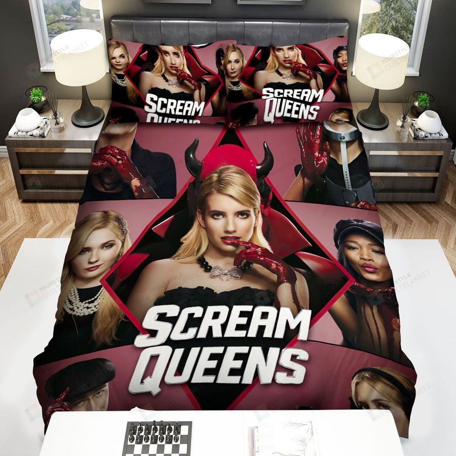 Scream Queens Movie Poster 1 Bed Sheets Spread Comforter Duvet Cover Bedding Sets