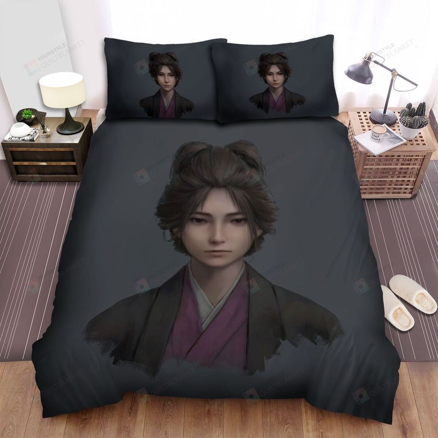 Sekiro Shadows Die Twice Emma Portrait Bed Sheets Spread Duvet Cover Bedding Sets
